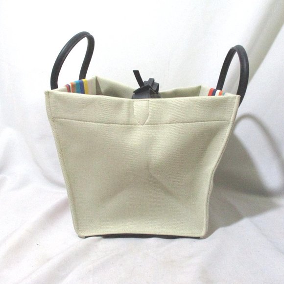 CELINE MULTICOLOR RAINBOW LUGGAGE SHOPPER Tote Bag, used once - Picture 4 of 14